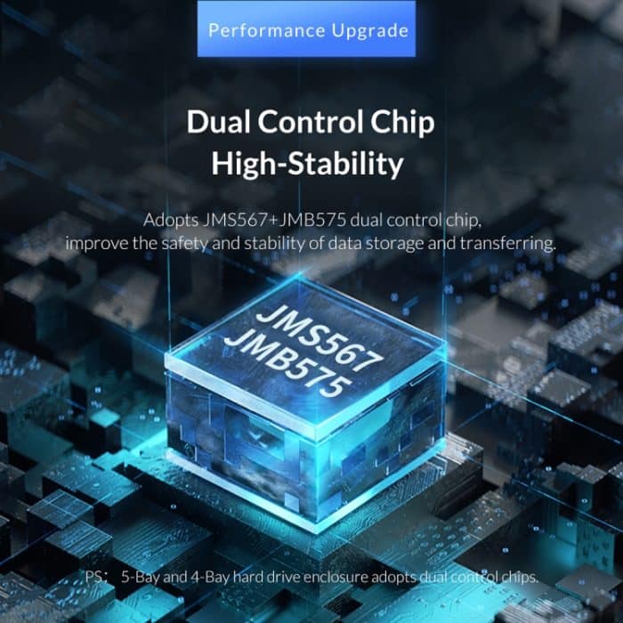 ORICO 9528RU3 3,5-Zoll externes Festplattengehäuse mit RAID – Bild 11