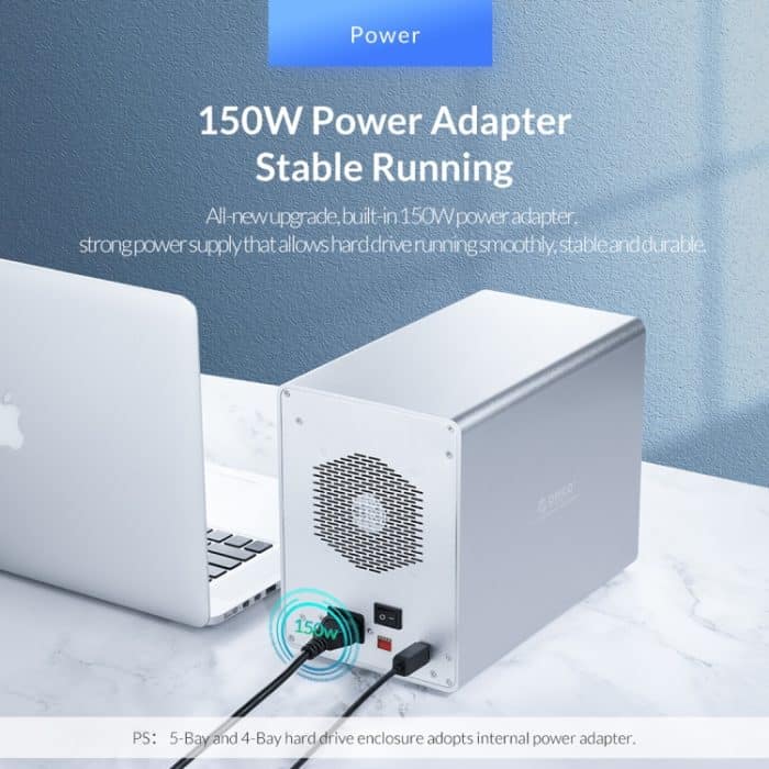 ORICO 9528RU3 3,5-Zoll externes Festplattengehäuse mit RAID – Bild 12