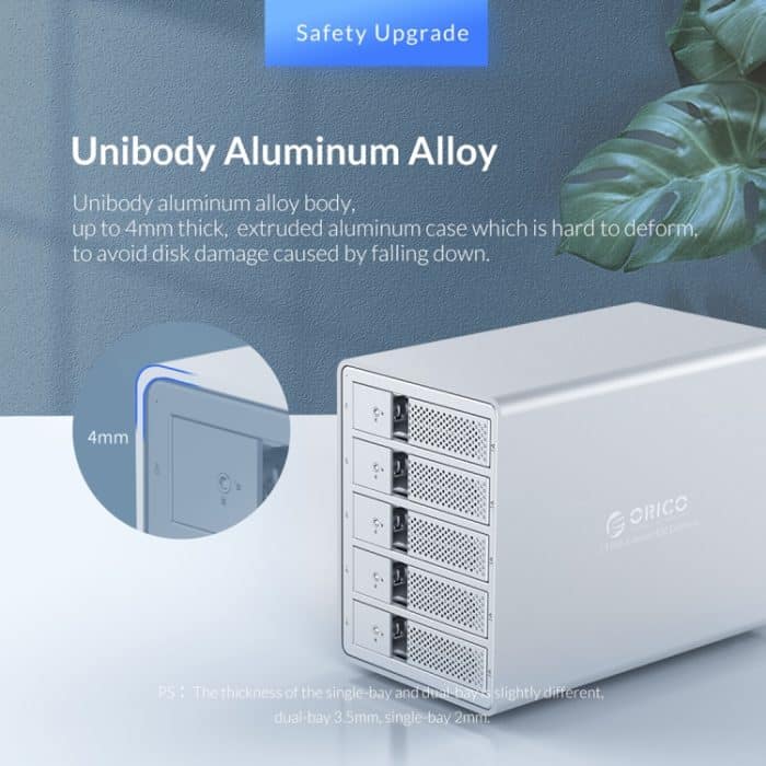 ORICO 9528RU3 3,5-Zoll externes Festplattengehäuse mit RAID – Bild 14