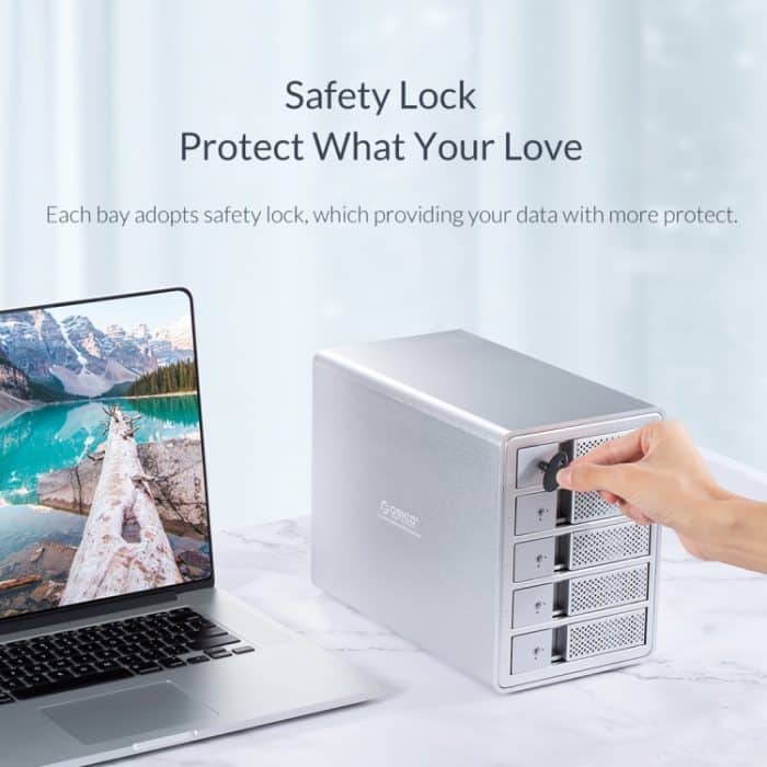 ORICO 9528RU3 3,5-Zoll externes Festplattengehäuse mit RAID – Bild 16