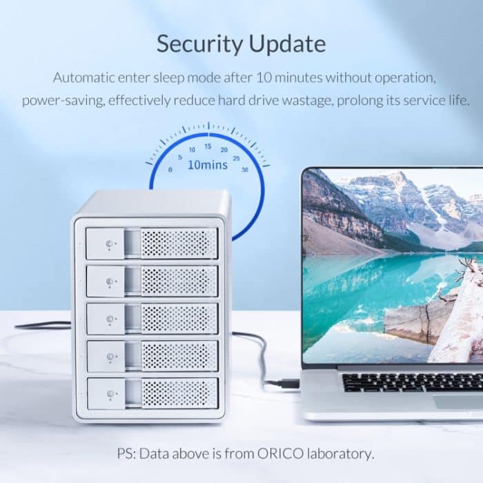 ORICO 9528RU3 3,5-Zoll externes Festplattengehäuse mit RAID – Bild 17