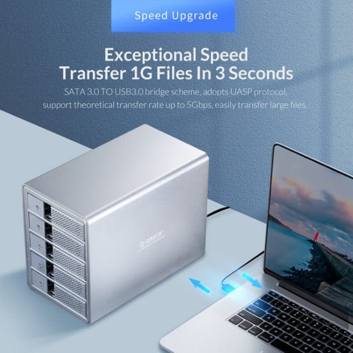 ORICO 9528RU3 3,5-Zoll externes Festplattengehäuse mit RAID – Bild 10