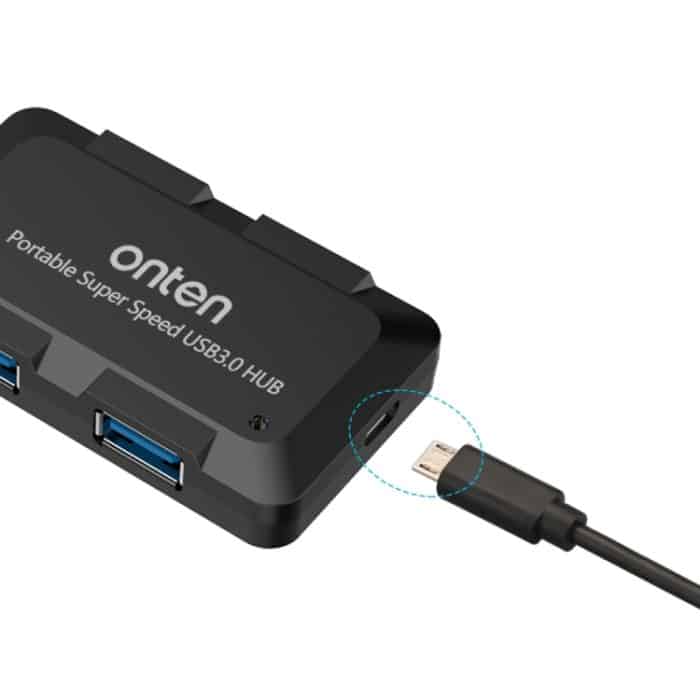 Onten 8102B USB 3.0 auf USB 3.0 x 4 Adapter – Bild 4