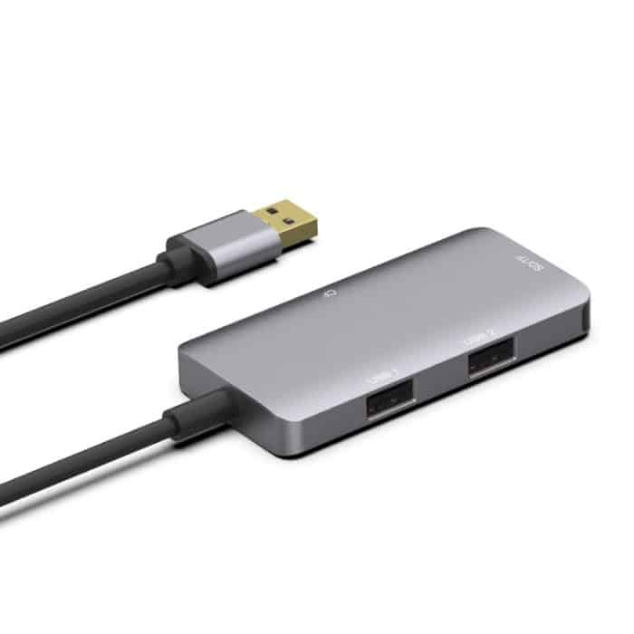 Onten 8107 USB3.0 HUB mit CF SD TF Kartenleser – Bild 2