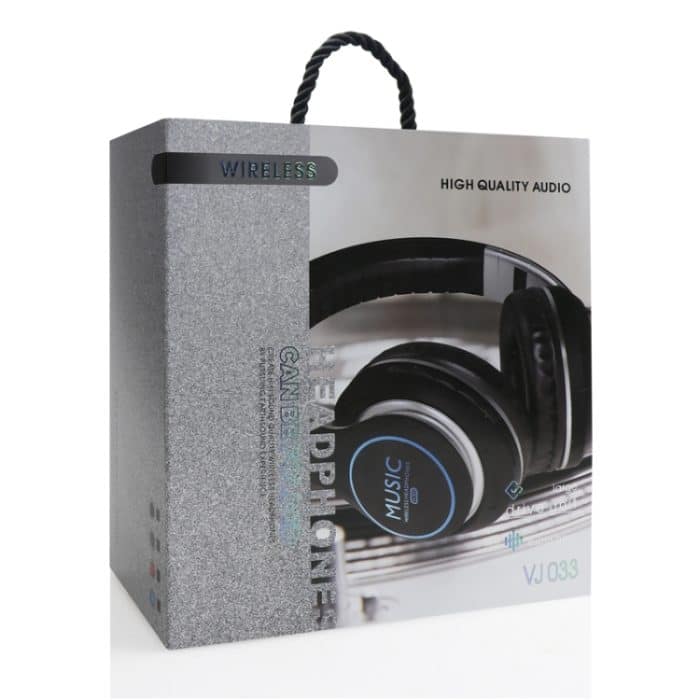 VJ033 Multifunktions-Upgrade Bluetooth 5.0 Headset Stereo Wireless LED Mikrofon FM Radio Headset – Bild 15