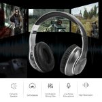 VJ033 Multifunktions-Upgrade Bluetooth 5.0 Headset Stereo Wireless LED Mikrofon FM Radio Headset – Bild 5