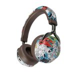 VJ086 Graffiti-Headset, kabelloses Sport-Bluetooth-Headset, Wassertransfer-Farbdruck-Headset, unterstützt TF, FM