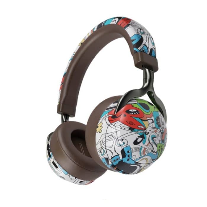 SYA00912801A.jpg VJ086 Graffiti-Headset, kabelloses Sport-Bluetooth-Headset, Wassertransfer-Farbdruck-Headset, unterstützt TF, FM – Bild 1