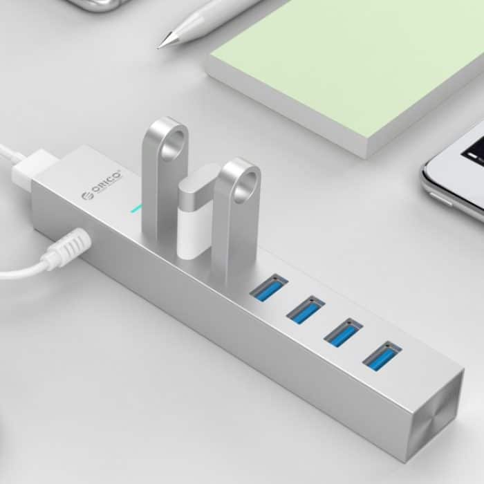 ORICO ASH7-U3 Aluminiumlegierung 7-Port USB3.0 HUB – Bild 11
