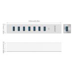 ORICO ASH7-U3 Aluminiumlegierung 7-Port USB3.0 HUB – Bild 5