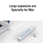 ORICO ASH7-U3 Aluminiumlegierung 7-Port USB3.0 HUB – Bild 6