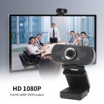 Full HD 1080P Webkamera mit Rauschunterdrückungsmikrofon Skype Streaming Live-Kamera für Computer Android TV – Bild 2