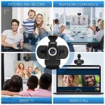 Full HD 1080P Webkamera mit Rauschunterdrückungsmikrofon Skype Streaming Live-Kamera für Computer Android TV – Bild 11