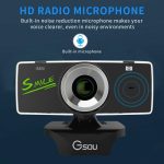 Gsou B18S HD Webcam Eingebautes Mikrofon Smart Web Camera USB-Streaming Live-Kamera mit Rauschunterdrückung – Bild 5