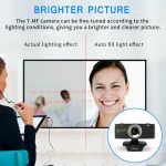 Gsou B18S HD Webcam Eingebautes Mikrofon Smart Web Camera USB-Streaming Live-Kamera mit Rauschunterdrückung – Bild 9