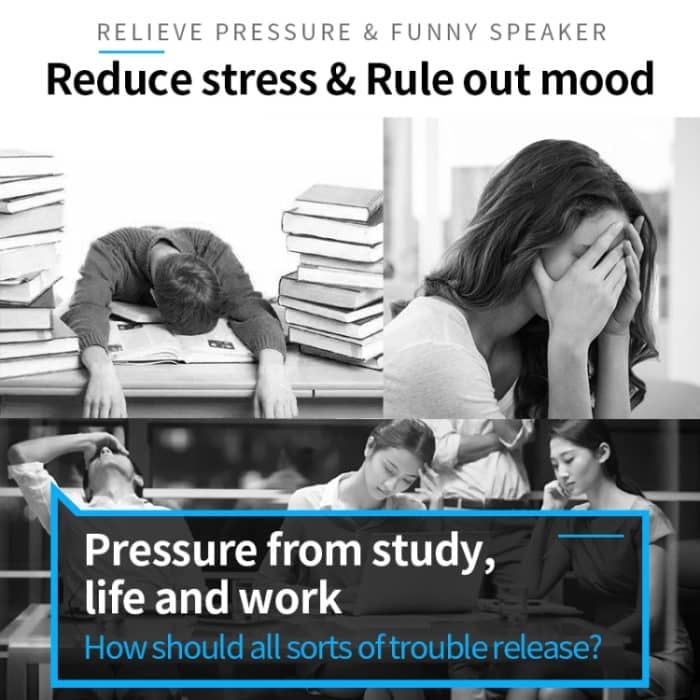 T6 Lustige Bluetooth-Lautsprecher flattern Stress abbauen Bunte Lichter Soundbar Rubber Support TF-Karte – Bild 5