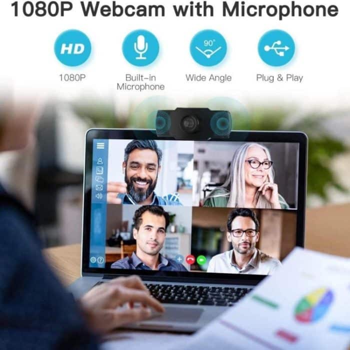 HD 1080P Megapixel USB Webcam Kamera CMOS Sensor mit MIC für Computer PC Laptops – Bild 13