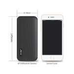 AEC BT-205 Tragbarer kabelloser Bluetooth-Lautsprecher, Stereo-Musiklautsprecher, integriertes Mikrofon, unterstützt TF-Karte – Bild 3