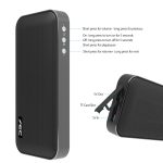 AEC BT-205 Tragbarer kabelloser Bluetooth-Lautsprecher, Stereo-Musiklautsprecher, integriertes Mikrofon, unterstützt TF-Karte – Bild 4