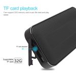 AEC BT-205 Tragbarer kabelloser Bluetooth-Lautsprecher, Stereo-Musiklautsprecher, integriertes Mikrofon, unterstützt TF-Karte – Bild 6