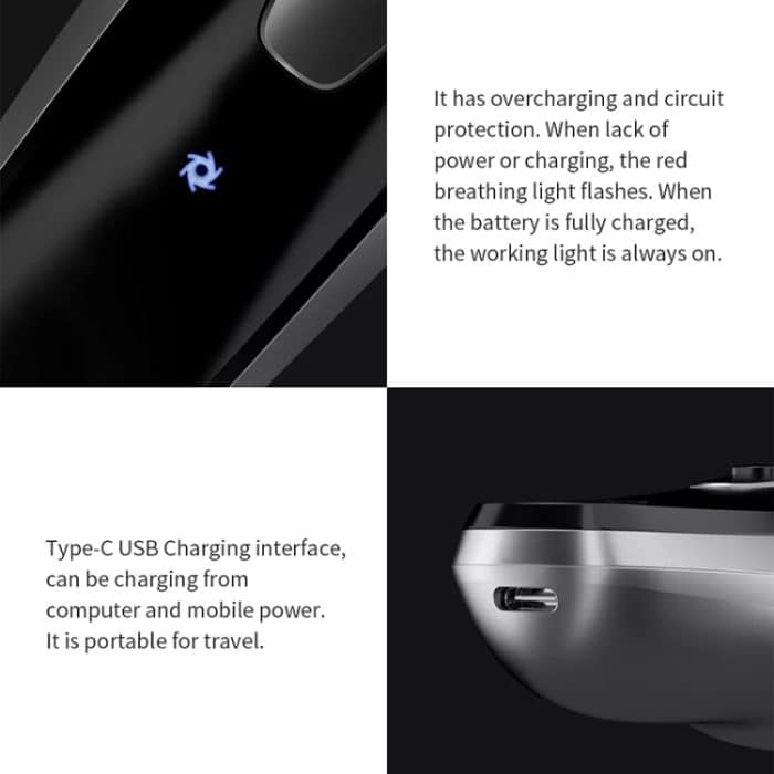 Original Xiaomi YouPin Blackstone Männer Tragbare Gesichtspflege Barber Elektrische Rasierer Rasiermesser – Bild 6