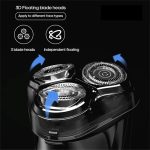 Original Xiaomi YouPin Yingqu Blackstone3 Männer Tragbare Gesichtspflege Drei Schneidköpfe Elektrische Rasierer Rasiermesser – Bild 3