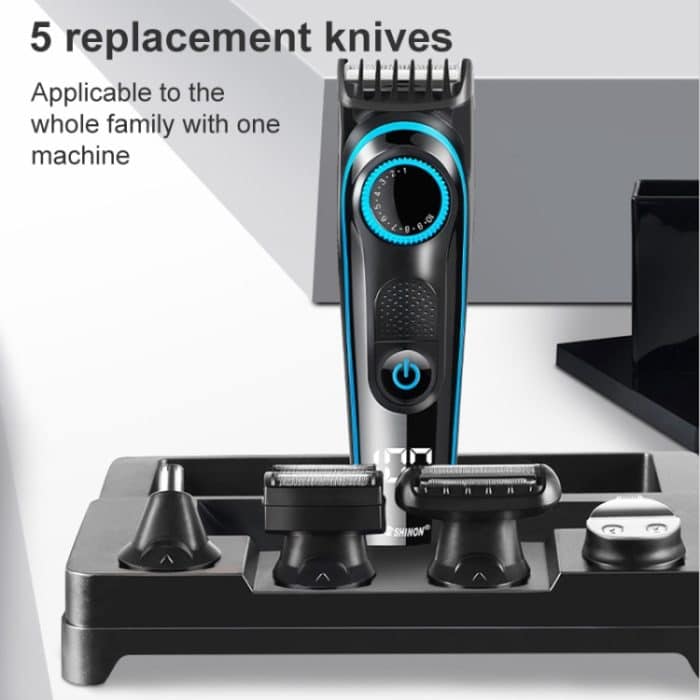SHINON SH-1831 Multifunktionaler Elektrorasierer Haarschnitt Nasenhaarschneider – Bild 3