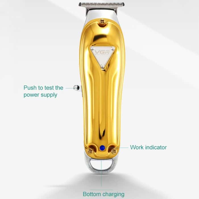 VGR V-057 8W USB Metal Professional Oil Head Push White Hair Clipper – Bild 7