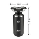 VGR V-317 5W USB Omnidirectional Three-dimensional Floating Three-network Electric Shaver – Bild 2