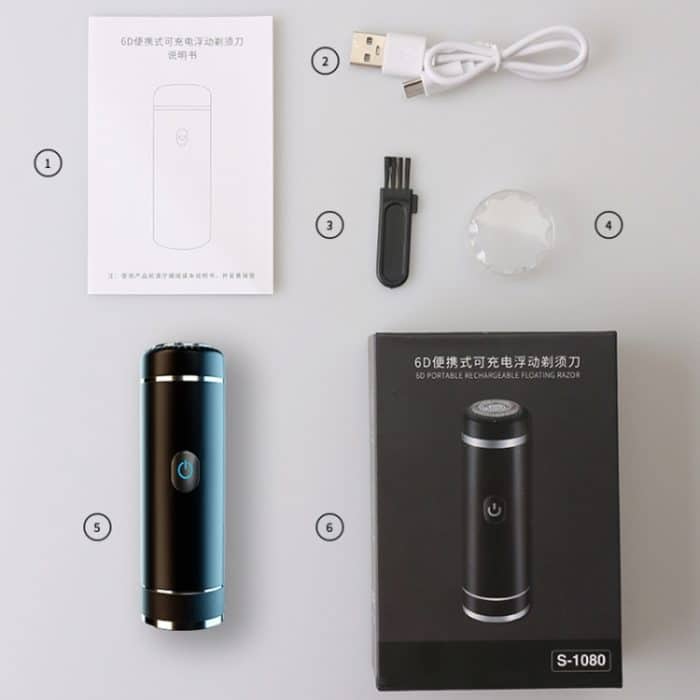 S1080 Mini-Metall-Turbo-Elektrorasierer – Bild 6