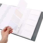 Deli Visitenkartenbuch Name Kartenhalter Buch mit 600 Visitenkarten Kapazität – Bild 5