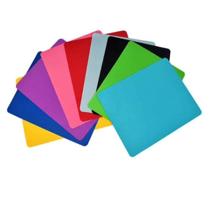 10 Stück optisches, einfarbiges Büro-Computer-Anti-Rutsch-Handgelenkauflage-Mauspad – Bild 2