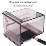 Handkurbel, mechanischer Kunststudenten-Bleistiftspitzer, Werkzeug, Büro, Schulbedarf – Bild 6