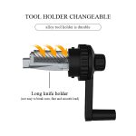 Handkurbel, mechanischer Kunststudenten-Bleistiftspitzer, Werkzeug, Büro, Schulbedarf – Bild 8