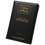 PU-Leder, russischer Einband, 150-Münzen-Sammelalbum, Buchhalter