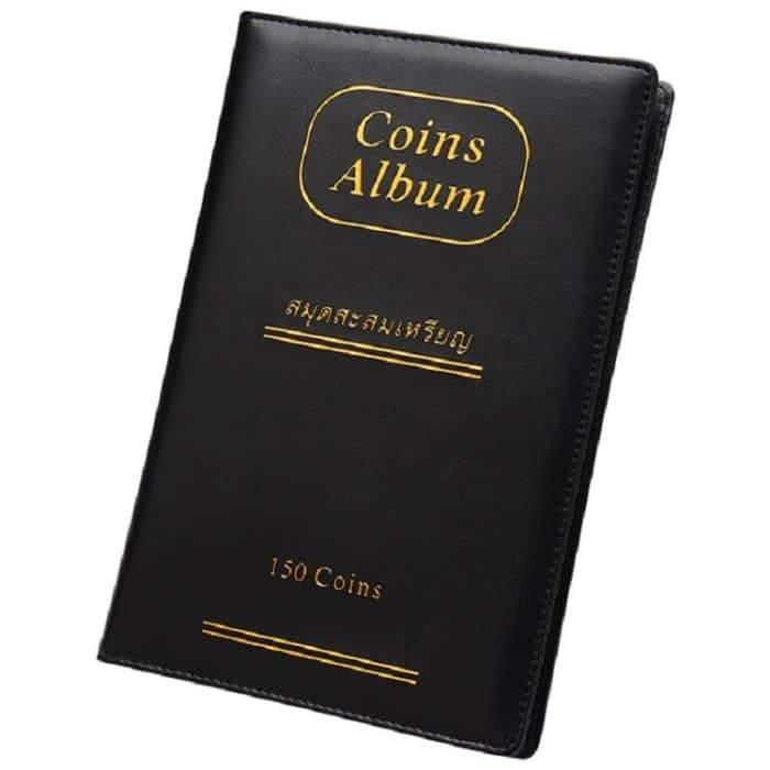 PU-Leder, russischer Einband, 150-Münzen-Sammelalbum, Buchhalter – Bild 2