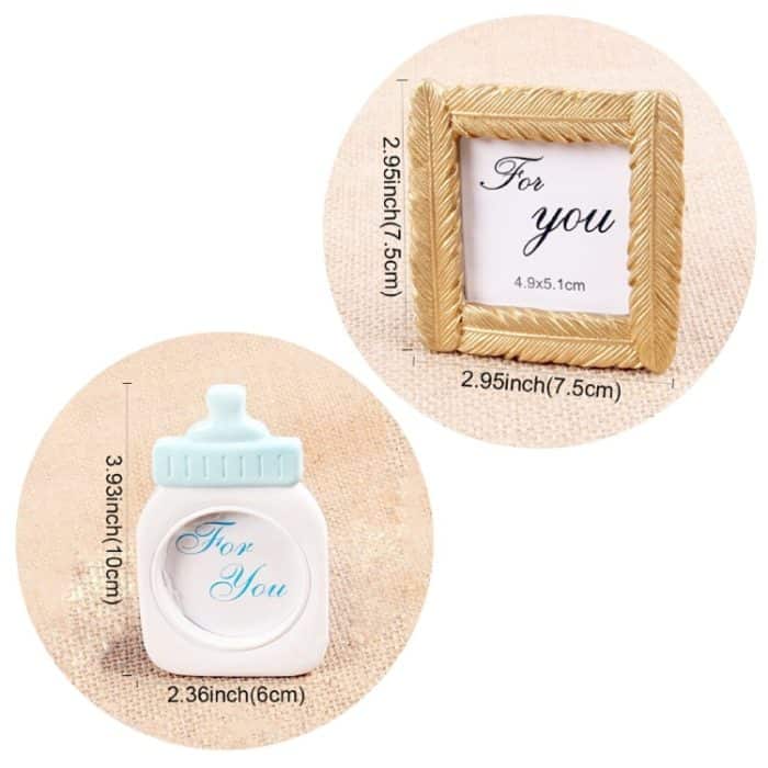 Baby-Flaschen-Form-Kunststoff-Fotorahmen, quadratischer Fotorahmen, Dekoration, Heimdekoration – Bild 7
