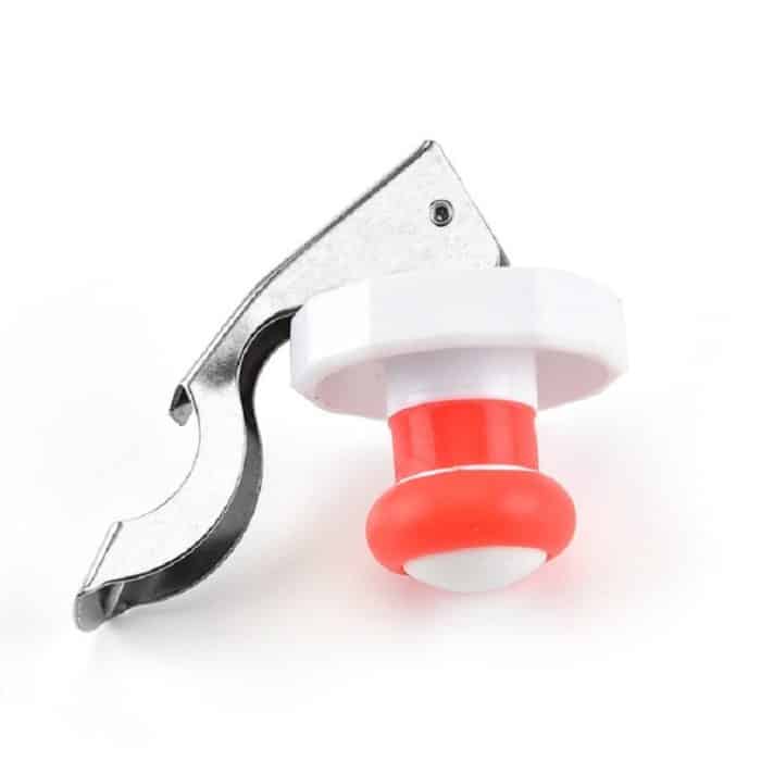 5 PCS Küchenhelfer Edelstahl Silikon Weinstopper Bieröffner – Bild 4