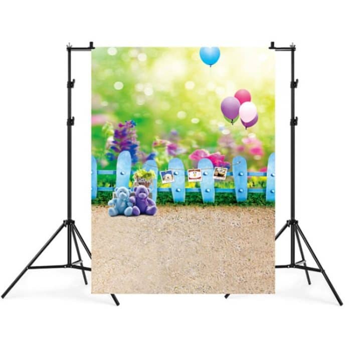 1,5 m x 2,1 m Fotohintergrund für Kindergeburtstage – Bild 1