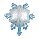 5 Stück Schneeflockenförmiger Weihnachtsdekorationsballon aus Aluminiumfolie, 32×36cm Mini Snowflake, 29×40cm Mini Snowflake, 45×45cm Snowflake, 50×58cm Snowflake, 73×73cm Large Snowflake