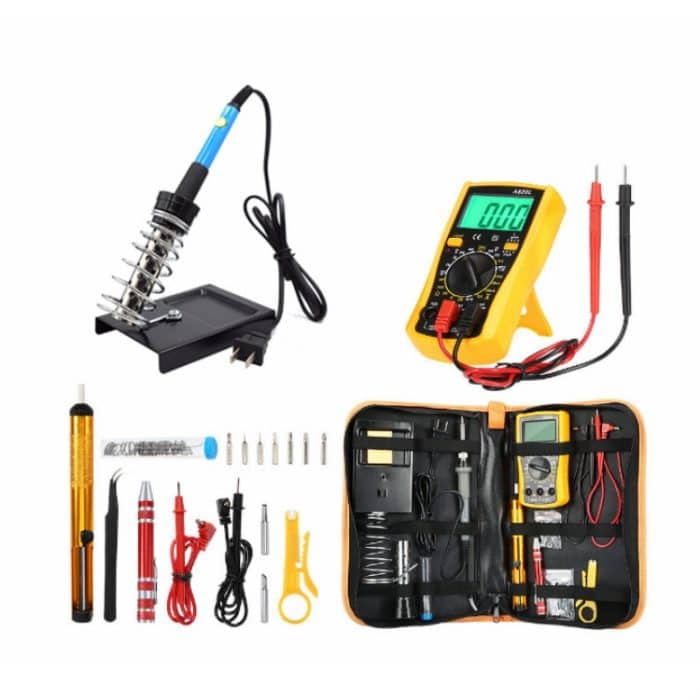 60-W-Bügeleisen-Set mit einstellbarer Temperatur und Multimeter, US Plug, EU Plug – Bild 1