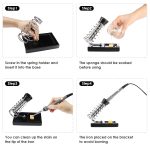 60-W-Bügeleisen-Set mit einstellbarer Temperatur und Multimeter, US Plug, EU Plug – Bild 5