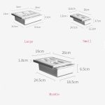 Versteckte Schreibtisch-Aufbewahrungsbox für Schreibwaren, kreativer Büro-Schreibtisch unten, Stifthalter, Small, Middle, Large – Bild 3