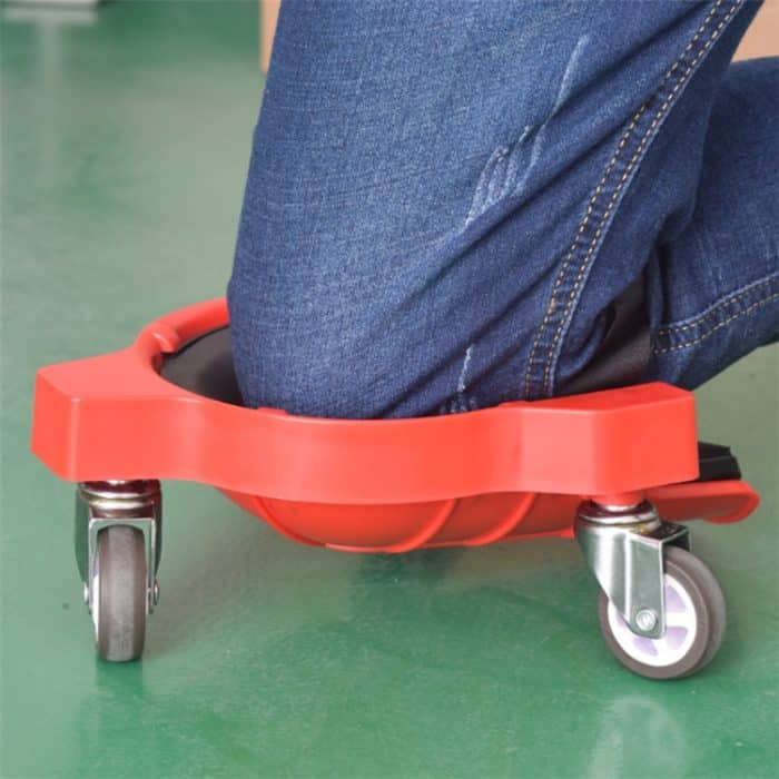 Multifunktionales verschiebbares Kniepolster, arbeitssparendes Universalrad, mobiles Tischler-Kniepolster – Bild 8