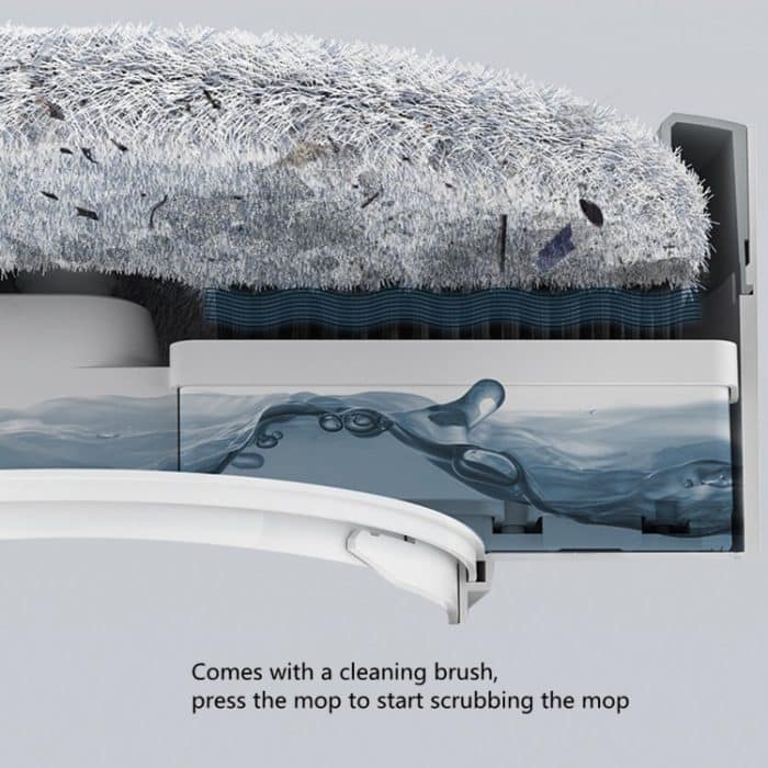 Ein-Eimer-Wasch- und Schleuder-Rotationsmopp, White, Green, Blue – Bild 6