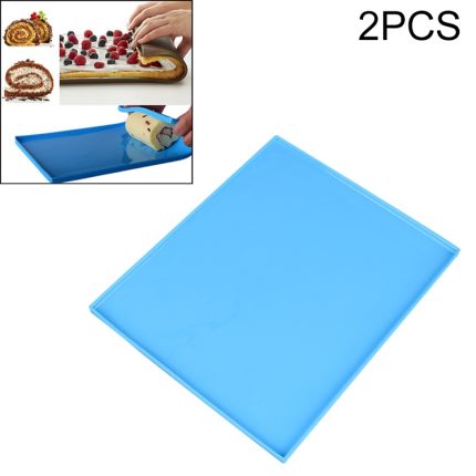 2 Stück Antihaft-Kuchenunterlage, Biskuitrolle, Backutensilien für Kuchen, Silikonmatte