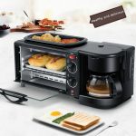 3-in-1 elektrische Frühstücksmaschine, Multifunktions-Kaffeemaschine + Bratpfanne + Mini-Ofen, Haushalts-Brot-Pizza-Ofen, 3 in 1 Multifunction Coffee Maker – Bild 7