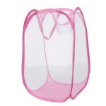 3 Stück faltbarer Pop-Up-Waschbeutel, Wäschekorb, Wäschekorb, Netz-Aufbewahrungskorb für schmutzige Kleidung – Bild 5