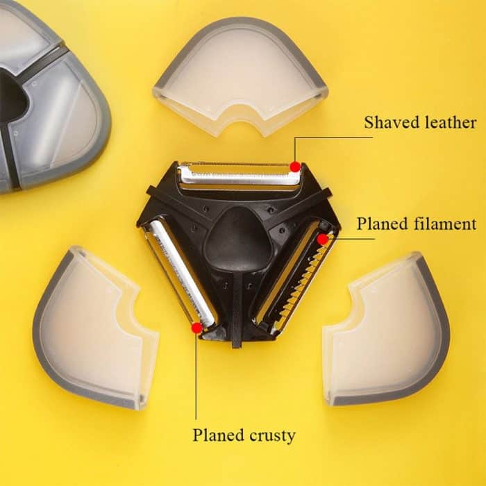 Multifunktionaler kreativer Schäler aus Edelstahl, Drei-in-Eins-Schälerreibe – Bild 6