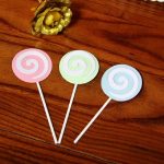 2er-Pack Lollipop-Kucheneinsatz, Eiscreme-Dessert-Tischdekoration – Bild 4